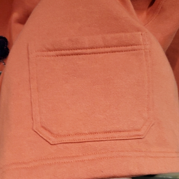 Vintage Orange Floral Embroidered Cardigan Shenanigans Romantic Fun Prairie Farm - Picture 8 of 9